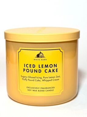 ICED LEMON POUND CAKE 3 Wick Candle